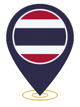 Thailand Pin Heartbeat animated flag GIF