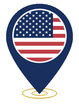 Pin Heartbeat US flag GIF