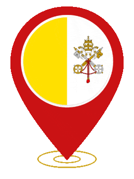 Vatican City Pin Heartbeat animated flag GIF