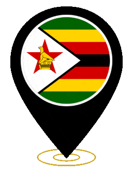 Zimbabwe Pin Heartbeat animated flag GIF