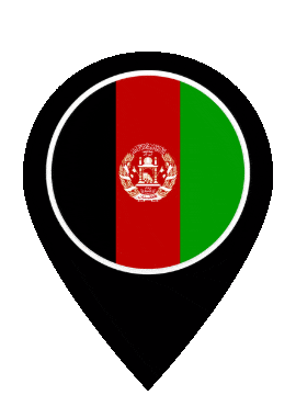 Afghanistan Pin Pulse animated flag GIF