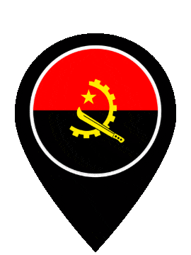 Angola Pin Pulse animated flag GIF