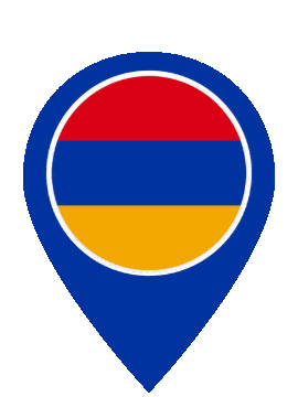 Armenia Pin Pulse animated flag GIF