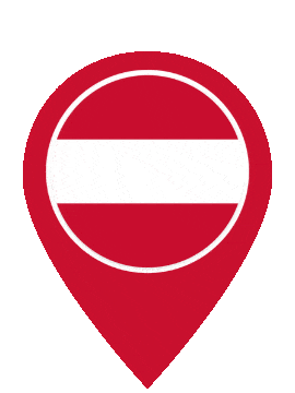 Austria Pin Pulse animated flag GIF
