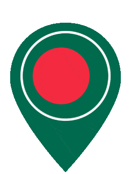 Bangladesh Pin Pulse animated flag GIF