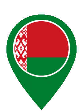 Belarus Pin Pulse animated flag GIF