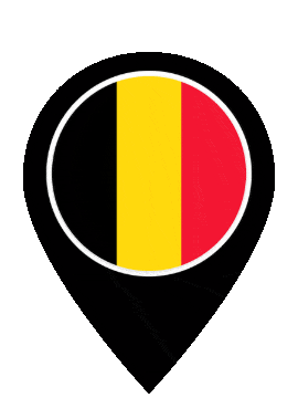 Belgium Pin Pulse animated flag GIF