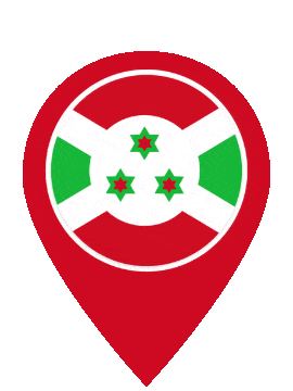 Burundi Pin Pulse animated flag GIF