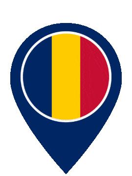 Chad Pin Pulse animated flag GIF