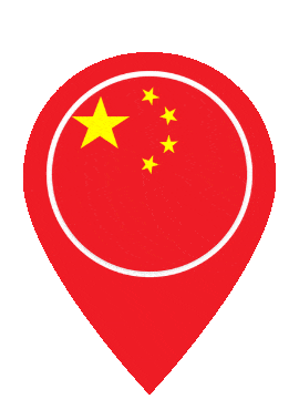 China Pin Pulse animated flag GIF