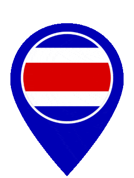 Costa Rica Pin Pulse animated flag GIF