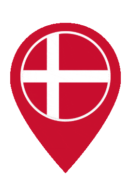 Denmark Pin Pulse animated flag GIF