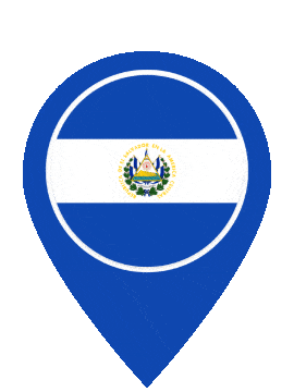 El Salvador Pin Pulse animated flag GIF
