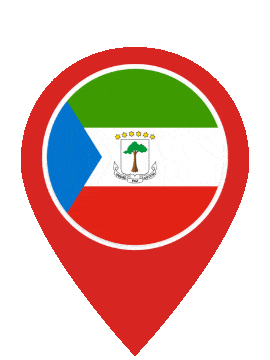 Equatorial Guinea Pin Pulse animated flag GIF