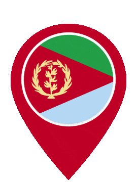Eritrea Pin Pulse animated flag GIF