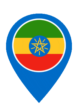 Ethiopia Pin Pulse animated flag GIF