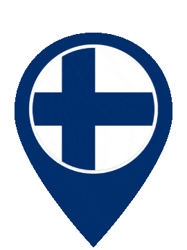 Finland Pin Pulse animated flag GIF