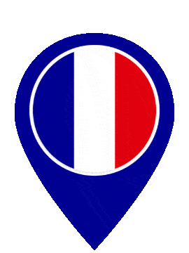 France Pin Pulse animated flag GIF