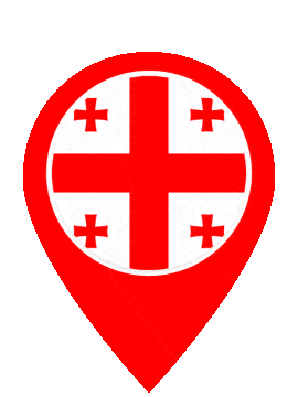 Georgia Pin Pulse animated flag GIF