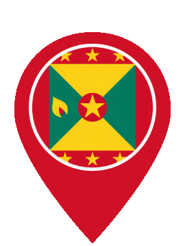 Grenada Pin Pulse animated flag GIF