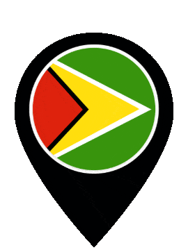 Guyana Pin Pulse animated flag GIF