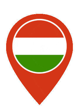 Hungary Pin Pulse animated flag GIF