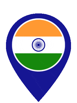 India Pin Pulse animated flag GIF