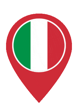 Italy Pin Pulse animated flag GIF
