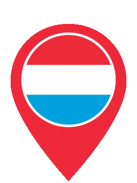 Luxembourg Pin Pulse animated flag GIF