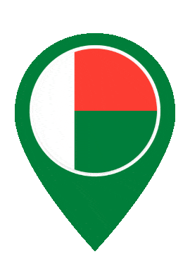 Madagascar Pin Pulse animated flag GIF
