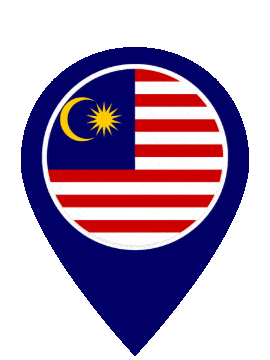 Malaysia Pin Pulse animated flag GIF