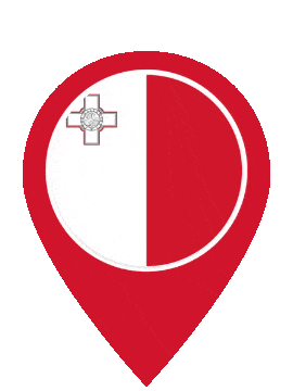 Malta Pin Pulse animated flag GIF