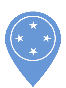 Micronesia Pin Pulse animated flag GIF