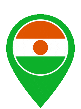 Niger Pin Pulse animated flag GIF