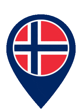 Norway Pin Pulse animated flag GIF