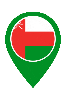 Oman Pin Pulse animated flag GIF