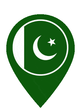 Pakistan Pin Pulse animated flag GIF