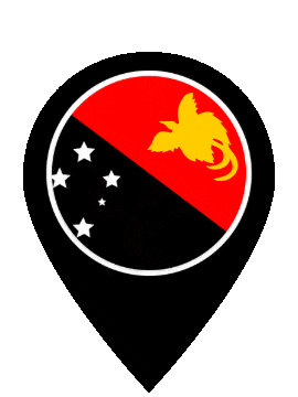 Papua New Guinea Pin Pulse animated flag GIF