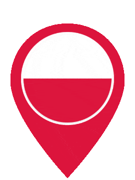 Poland Pin Pulse animated flag GIF