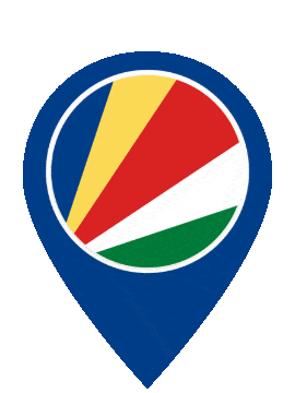 Seychelles Pin Pulse animated flag GIF