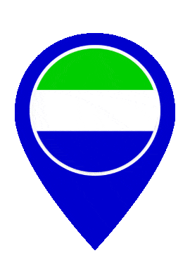 Sierra Leone Pin Pulse animated flag GIF