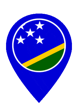 Solomon Islands Pin Pulse animated flag GIF