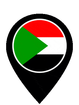 Sudan Pin Pulse animated flag GIF
