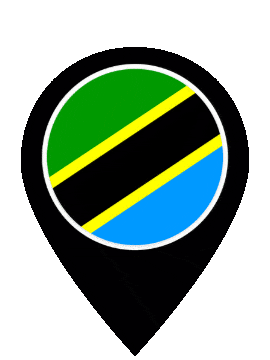 Tanzania Pin Pulse animated flag GIF