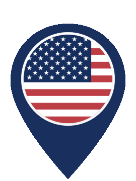 Pin Pulse US flag GIF