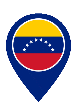 Venezuela Pin Pulse animated flag GIF