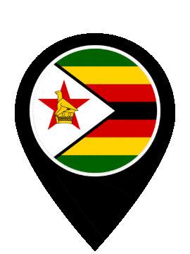 Zimbabwe Pin Pulse animated flag GIF