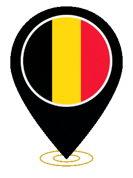 Belgium Pin Ring Pulse animated flag GIF