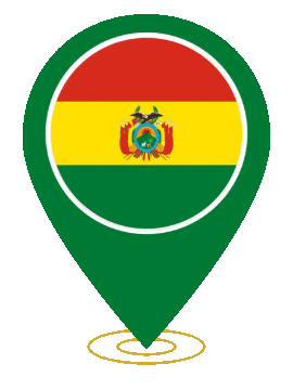 Bolivia Pin Ring Pulse animated flag GIF