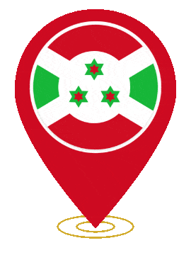Burundi Pin Ring Pulse animated flag GIF